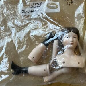 Porcelain Collectors Doll Kit Jo Little Women Complete Kit No Box Look At Pics
